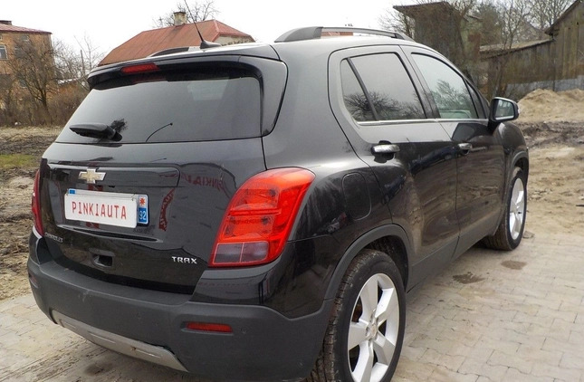 Chevrolet Trax cena 20900 przebieg: 159622, rok produkcji 2013 z Radków małe 497